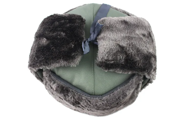Осенне-зимние мужские женские шапки-бомбер CCCP Лыжная шляпа унисекс теплая ушанка шапка