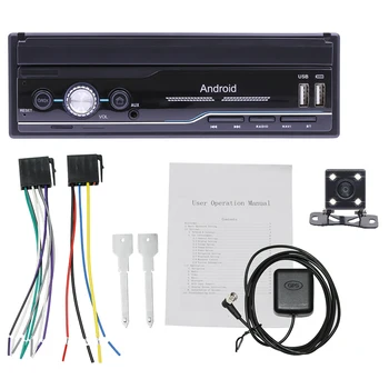 

1 Din Android 8.1 Car GPS Navigation Stereo Player 7 inch Universa Car Radio WiFi Bluetooth MP5 Multimedia Player with Camera