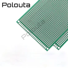 Placa de cobre de placa de baquelite 2*8 2.54mm pcb dupla face experimental com 5 peças