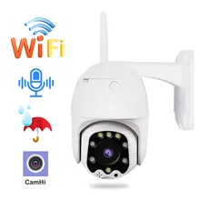 HISMAHO wifi камера 1080P HD наружная скоростная купольная ip-камера PTZ двухсторонняя аудио домашняя CCTV камера видеонаблюдения Onvif P2P CamHi APP