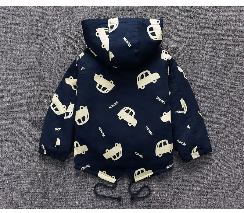 CROAL CHERIE Warm Winter Jacket Coat Baby Boys Parka Cute Car Kids Jacket Hood Winter Children Jacket Fall Toddler Outerwear (10)