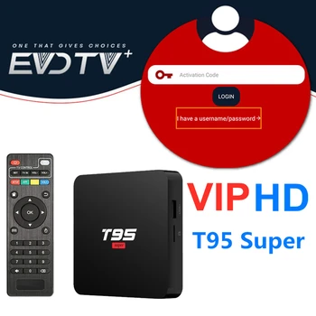 

VIPHD T95 Super Android 10 Tv Box EVDTV IPTV Arabic Middle East Egypt Israel Iran Europe Latin America Brazil Colombia T95 Code