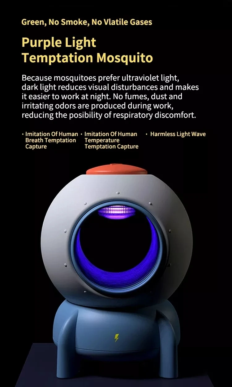 Nieuwe Xiaomi Mijia Muggen Killer лампа USB Elektrische Vangen Muggen лампа для уничтожения насекомых Val UV smart Licht Muggen