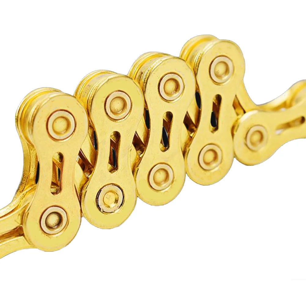 10 11 Speed Accessories Semi Hollowed Bike Chain Durable Metal Replacement Rustproof Professional Road Stable Easy Install