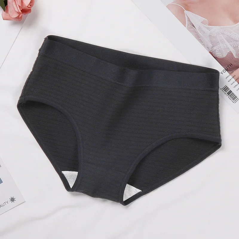 3Pcsset Women Underwear Cotton Sexy Everyday Ladies Girls Panties Plus Size Briefs Intimates Lingerie Knickers L-XXL (9)
