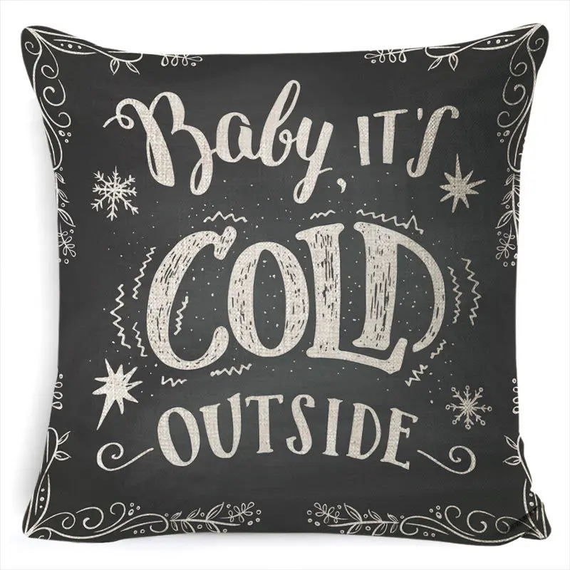 code 3 Microfine Merry Christmas Cushion Cover soft Throw Pillow Case Decorative Pillows Covers For Living Room - Цвет: code 3