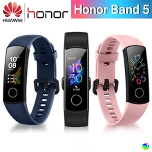 Смарт-браслет huawei Honor Band 5, Оксиметр, сенсорный экран, волшебный цвет, для плавания, для обнаружения сердечного ритма, сна, сна, Honor Band 5