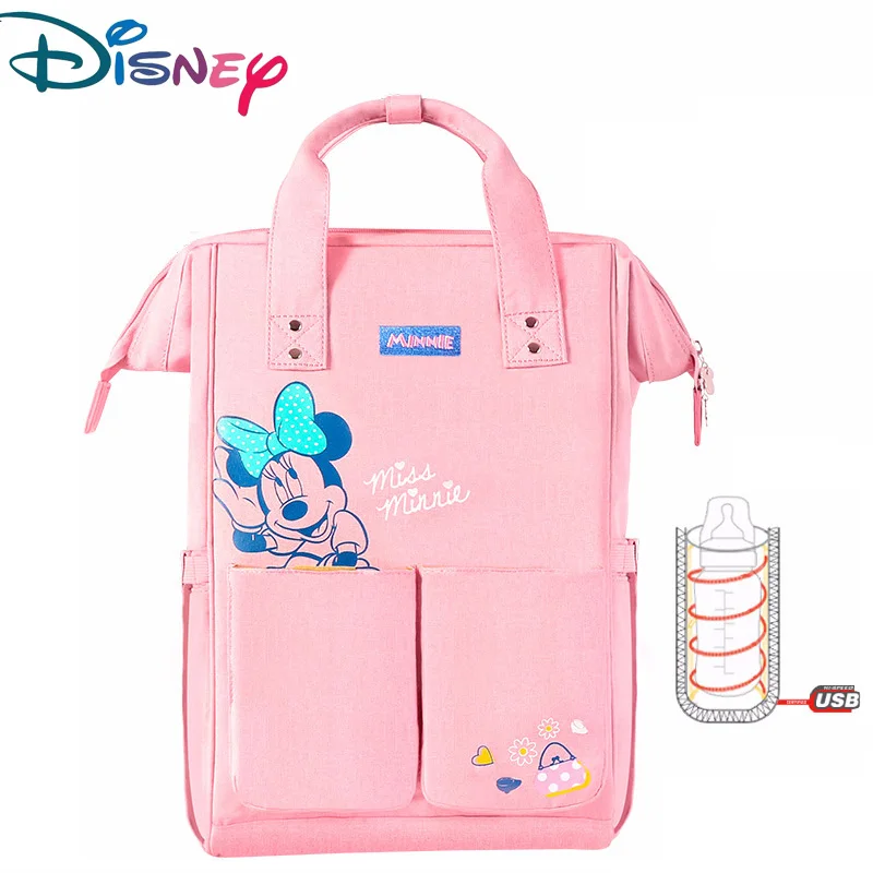 Дисней детская мультяшная Сумка Микки мама коляска colorland Пеленки backbag уход biberon