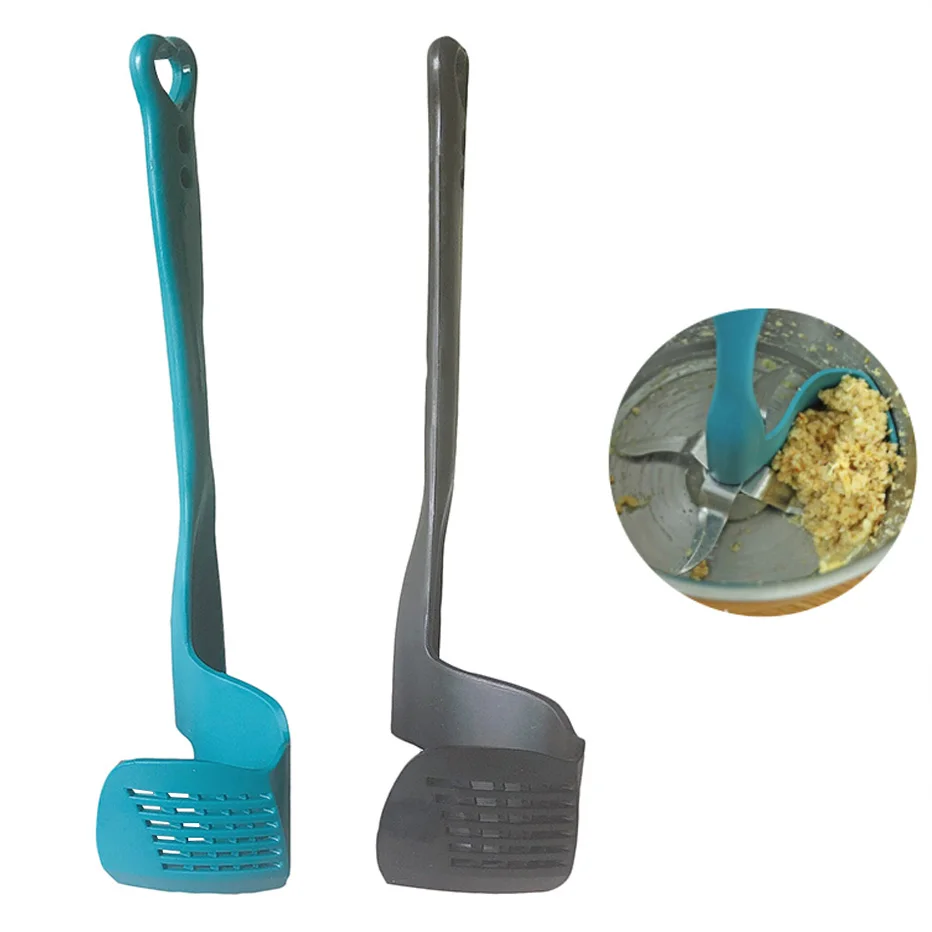 Spatula-Mixer Spoon Scooping Rotating-Scraper Cooking-Machine Food-Processor Portioning