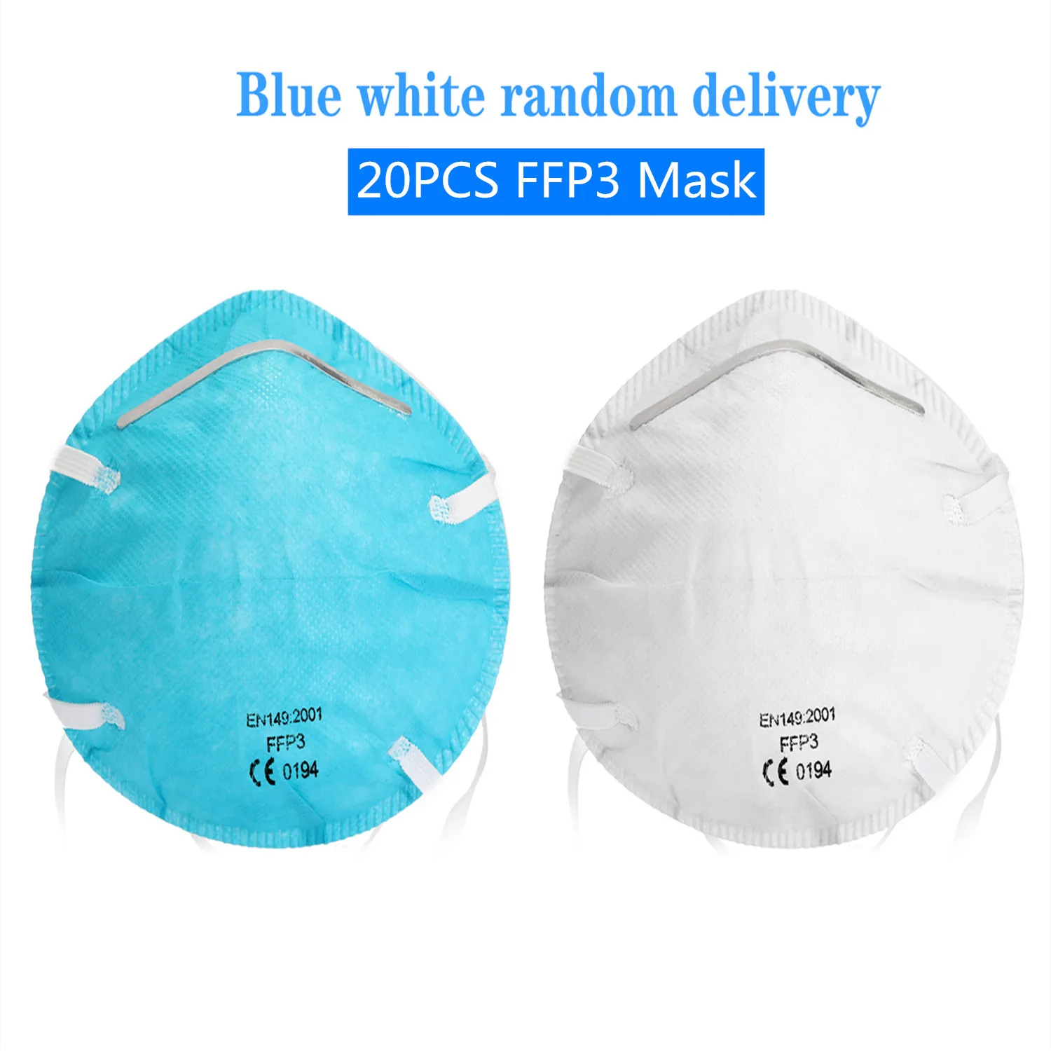 

20pcs Mask 4-layer Civilian Masks Dustproof Face Mouth Mask Respirator Non-woven Mask Filter Transparent Face Shelds