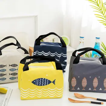

Faroot Portable Insulated Thermal Cooler Benito Cartoon Lunch Box Tote Picnic Outdoor Activities Storage Bag Pouch Lunch Bags