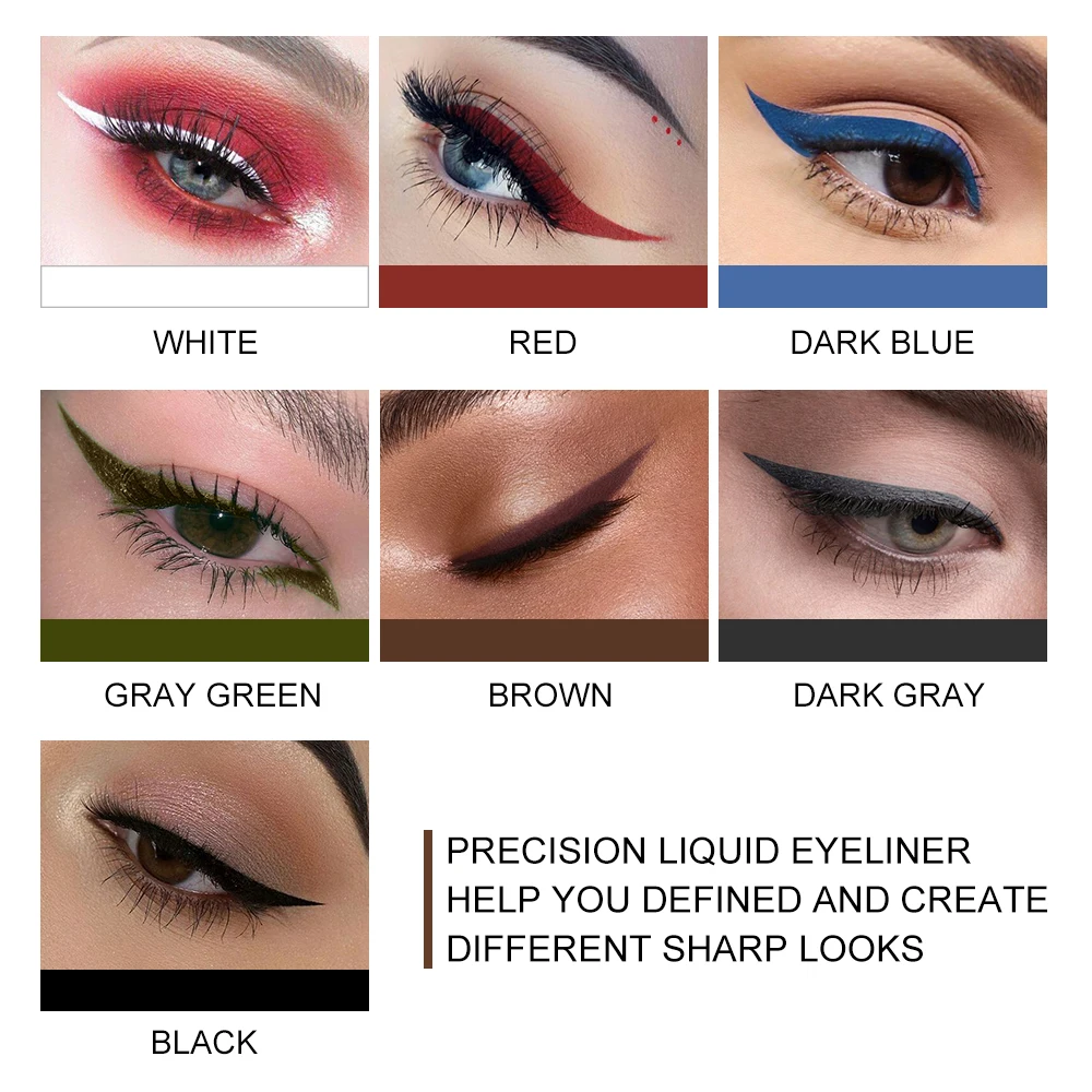 UCANBE New Liquid Eyeliner Pen Colored Eye Liner Pencil Long Lasting Waterproof Makeup Smooth Shocking Smudge-proof Eye Cosmetic UCANBE New Liquid Eyeliner Pen Colored Eye Liner Pencil Long Lasting Waterproof Makeup Smooth Shocking Smudge-proof Eye Cosmetic