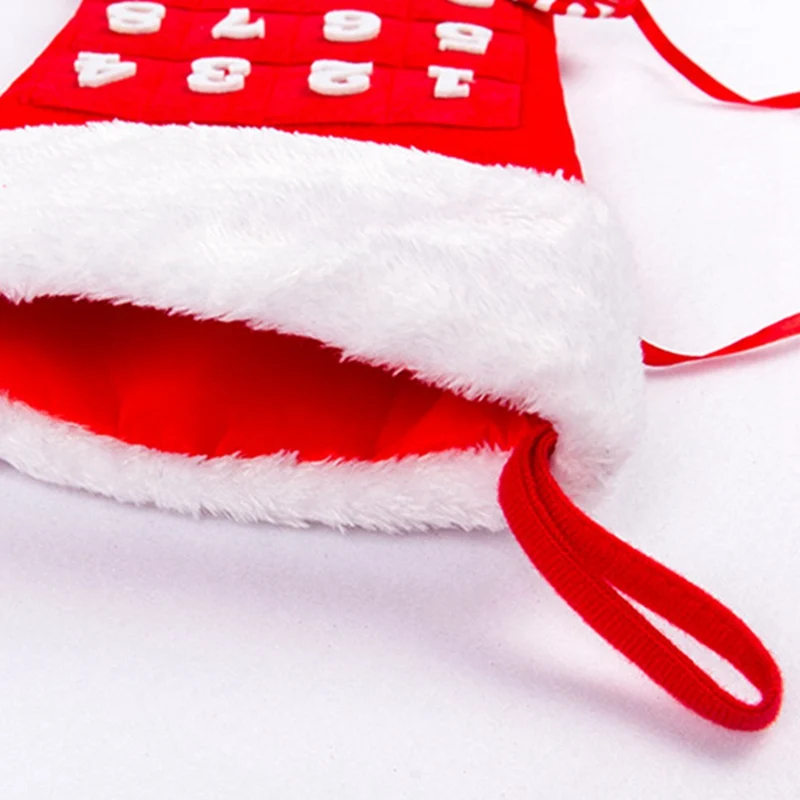 Wall Hanging Pendants Family Decoration Christmas Old Man Snow Man Deer Calendar Advent Countdown Calendar For Home Decor