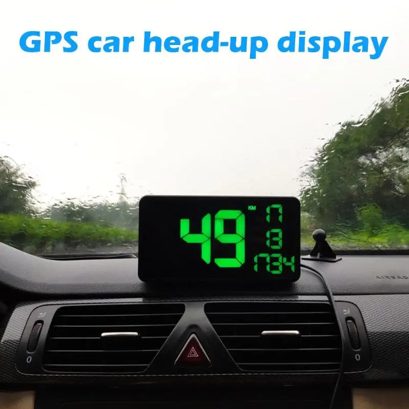 Автомобильный дисплей HUD, gps, измеритель скорости, 6,2 дюймов, экран, превышение скорости, сигнализация, легкость, автомобильная электроника