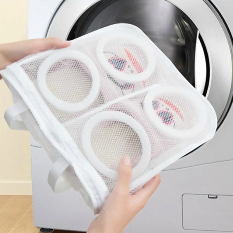 Портативный сетчатый мешок для белья, для сушки обуви, для хранения дома, органайзер, стиральная машина, хороший помощник для каждой домохозяйки
