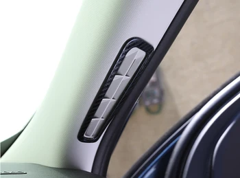 

Car Accessories For Ford Escape Kuga 2020 Interior Steel Front Pillar Air Vent Outlet Frame Cover Trim 2pcs