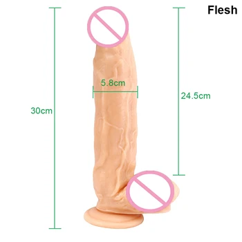 GaGu 12inch 30cm Huge Dildo With Strong Suction Cup Realistic Big Dildo Penis Female Masturbator Sex Shop Adult Sex Toys Product 6