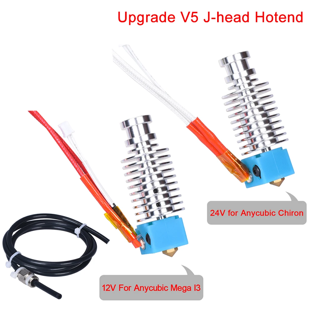 Обновленный комплект V5 Bowden I3 Mega Hotend экструдер 12 В 24 детали для 3D принтера