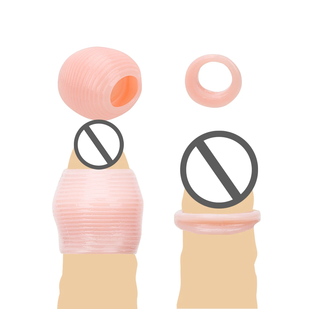 2 шт./компл. Задержка эякуляции секс-игрушки для мужчин коррекция крайней плоти