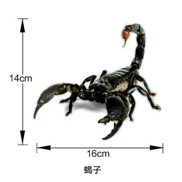 3D Автомобильная наклейка spider gecko scorpion для Mitsubishi ASX/Outlander/Lancer Evolution/Pajero/Eclipse/Grandis - Название цвета: A18