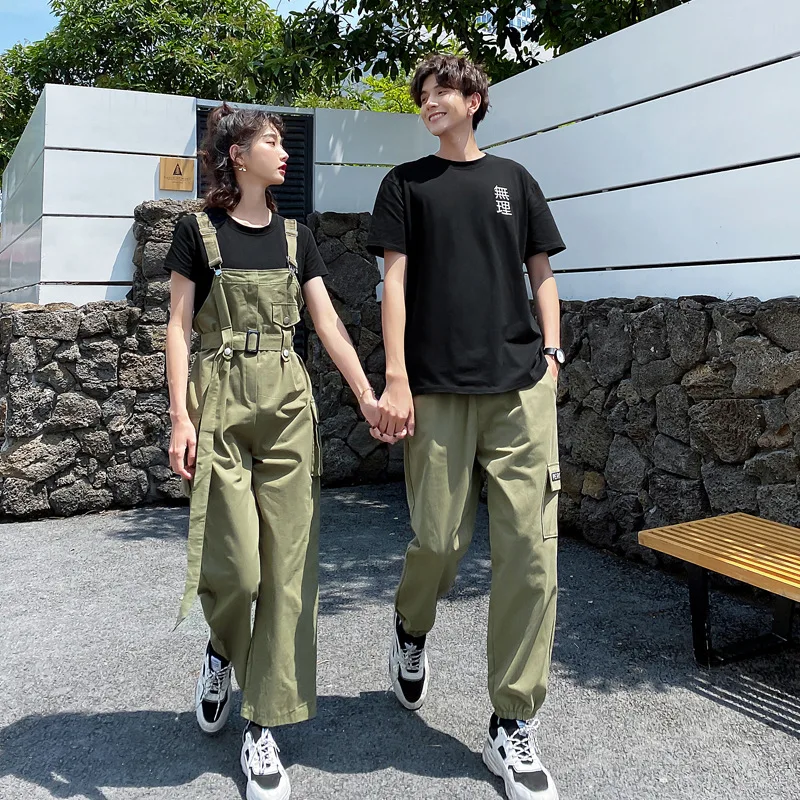 Парная одежда новинка мужская и женская футболка с коротким рукавом Модные