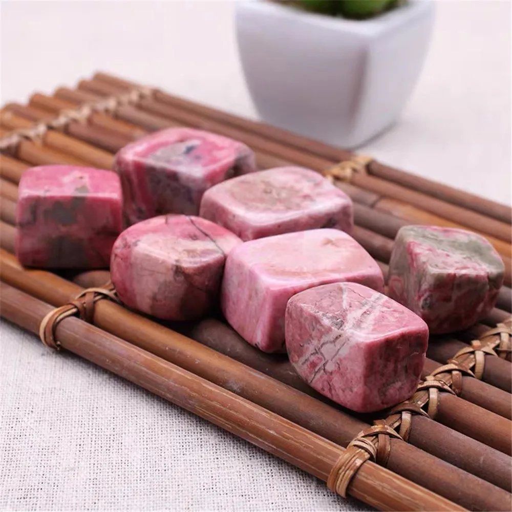 50 г натуральный родонит розовый кварц кристалл шероховатый камень образец