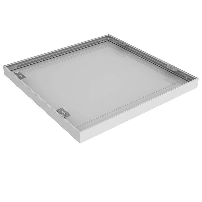 Новое обновление Алюминий поверхностного монтажа светодиодная рамная панель для всех 300x300 600x600 620x620 мм лампы для потолочных панелей белый корпус