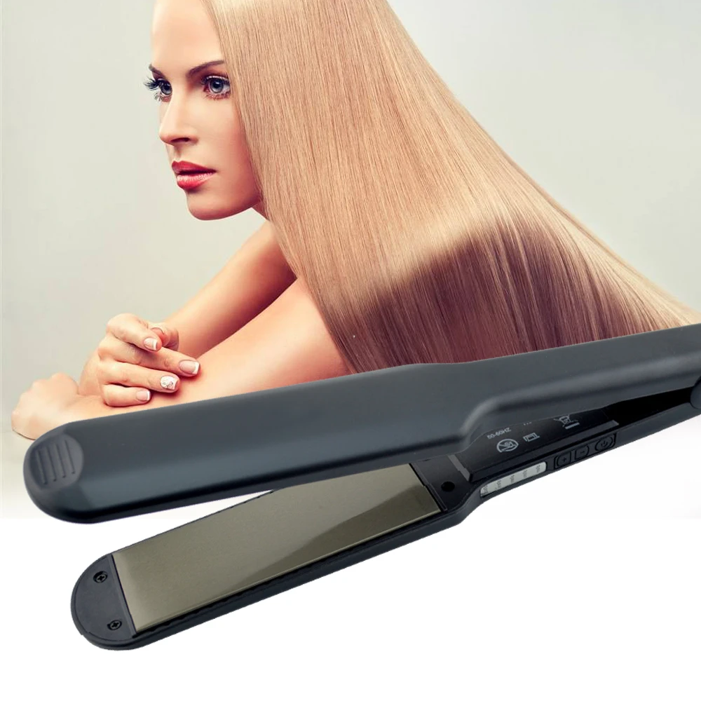 wide flat irons for hair