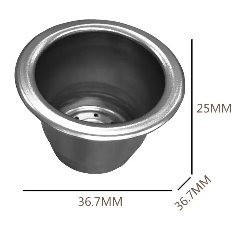 1PCS Фильтр для кофе Nespresso многоразовый капсульный многоразовый фильтр модная домашняя мебель для кофе необходимые принадлежности - Цвет: 1PCS
