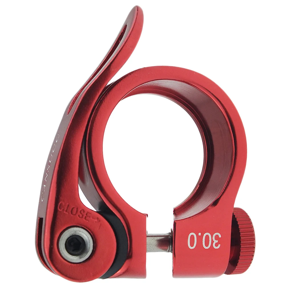 30 мм Подседельный штырь зажим для трубки БЫСТРОРАЗЪЕМНАЯ часть для горного велосипеда - Цвет: Красный