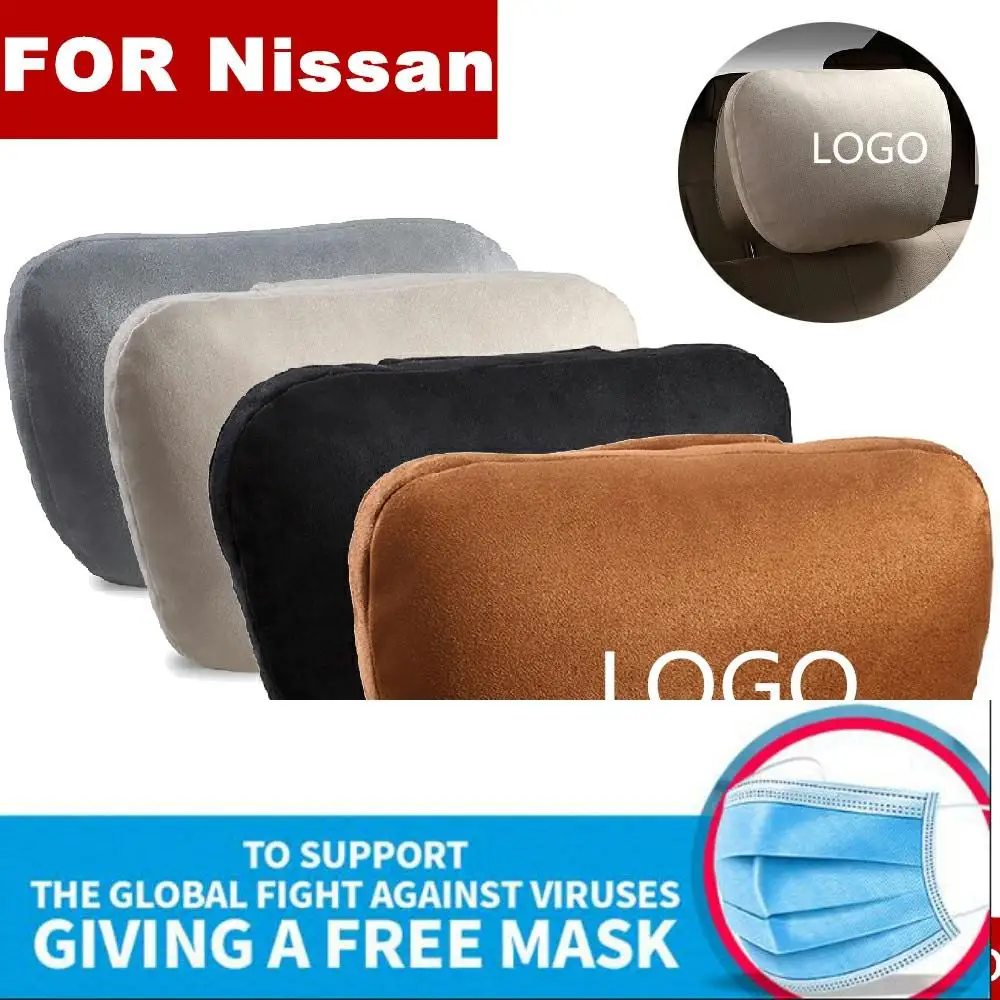 Супер мягкий замшевый чехол для подголовника автомобиля подушка шеи сиденья