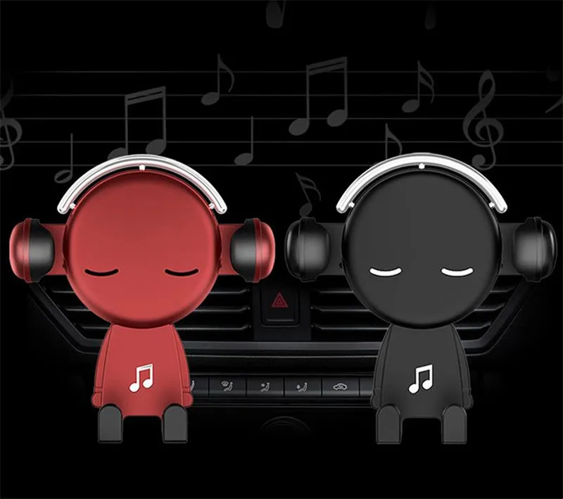 [ ] 10 шт. Автомобильный держатель для мобильного телефона Mr. Music Monkey с gps подставкой для IPhone Xiaomi huawei samsung