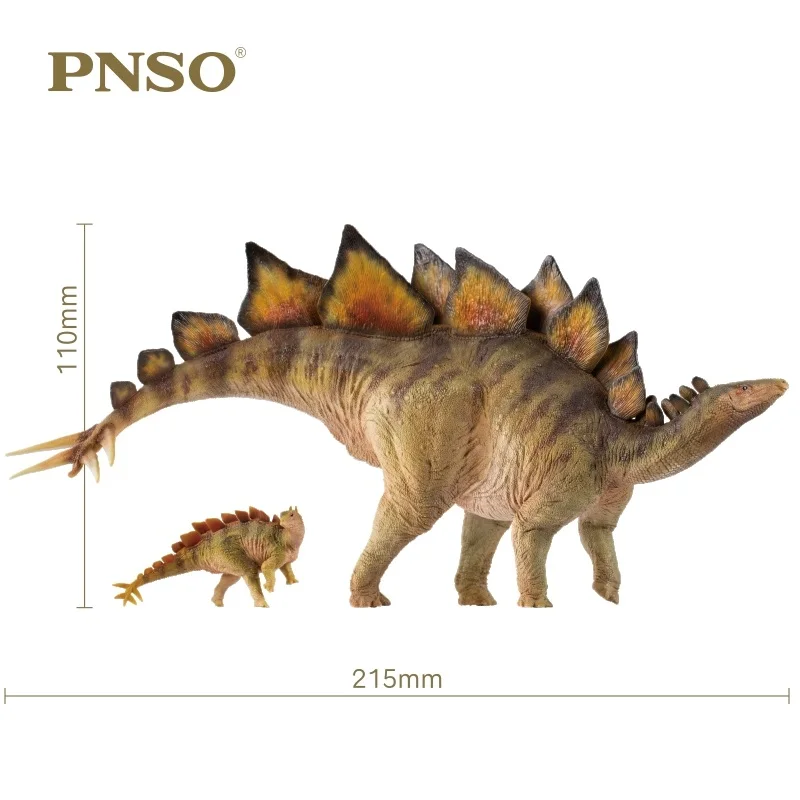 PNSO модель динозавра Stegosaurus Biber &amp Rook выставочная Фигурка Классические игрушки для