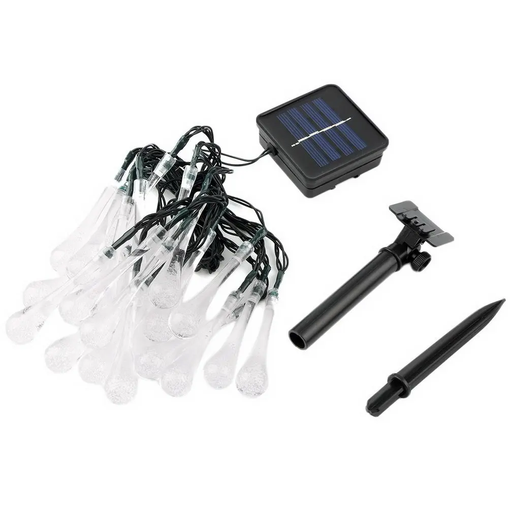 

2016 Durable LED Solar Water Drop String Light For Christmas Party Garden Tree Decorative Worldwide Store