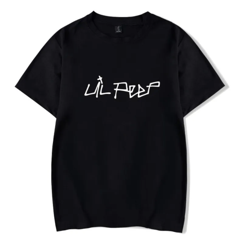 Новинка, Lil, Пип футболки, мужские, хлопок, короткий рукав, Круглый ворот, бренд, хип-хоп, повседневные, европейские размеры, черные, белые, женские летние топы, уличная одежда