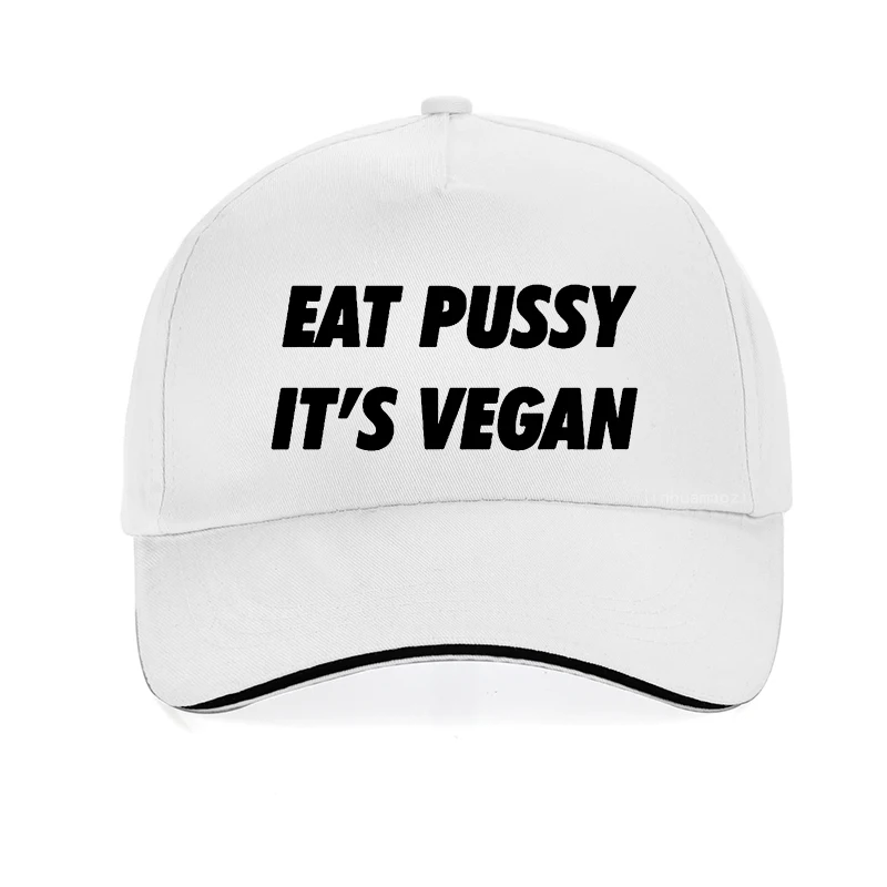 Брендовая Мода eat pussy его веганские буквы cap100% хлопок для женщин и мужчин регулируемые бейсболки унисекс хип хоп бейсболки шляпы Gorras