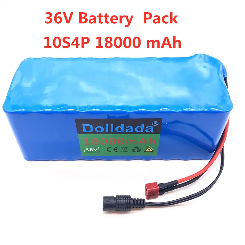 36V аккумулятор 10S4P 18000mah 600W высокой мощности и высокой емкости электрический мотоциклетный аккумулятор 20A BMS