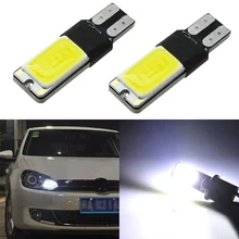 Ampoule LED COB Canbus T10 194 168 6W, 2 pièces, lumière latérale blanche, sans erreur 