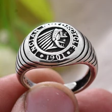 Jewelry Ring-Promotion Motorcycle-Insignia Indian Men 100%925-Sterling-Silver Boyfriend