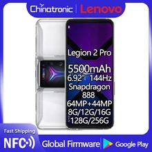 Lenovo Legion 2 Pro Gaming Phone 5G Mobile Phone 6.92"FHD+ 144Hz AMOLED E4 HDR10+ Snapdragon 888 5500mAh Battery 64MP DP NFC