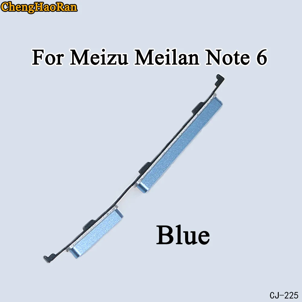 ChengHaoRan 1 шт. Боковая кнопка питания ключ запасные части для maziu Meilan NOTE 5 NOTE 6