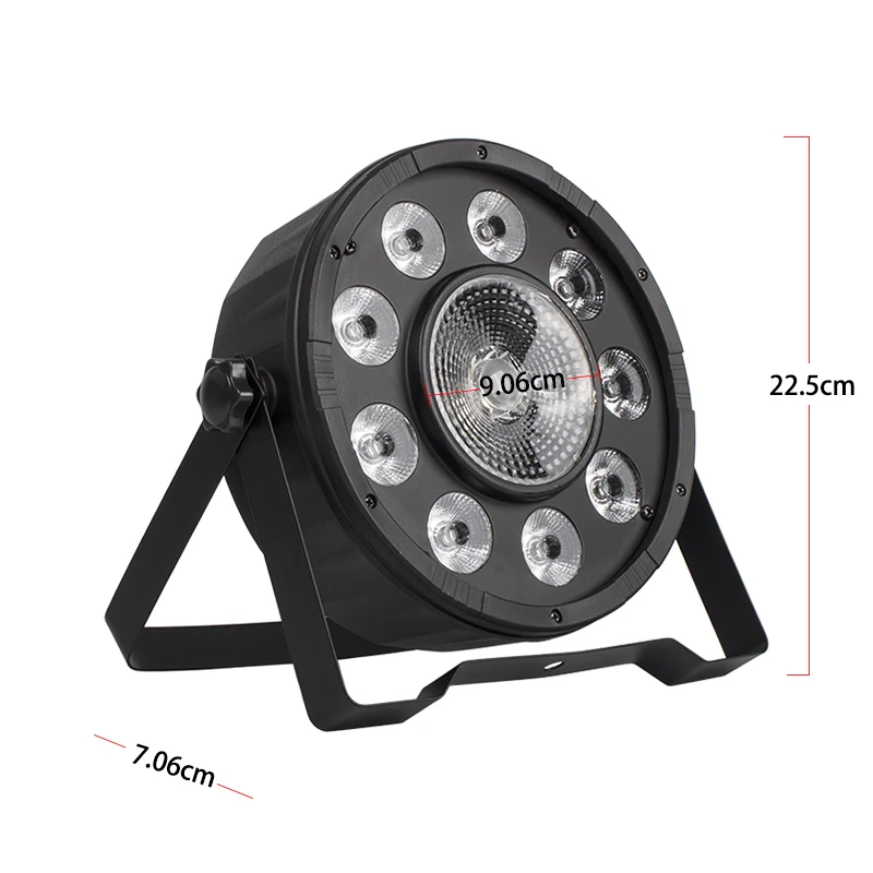 Беспроводной пульт дистанционного управления LED Par 9x10W + 30W RGB 3N1 светодиодный