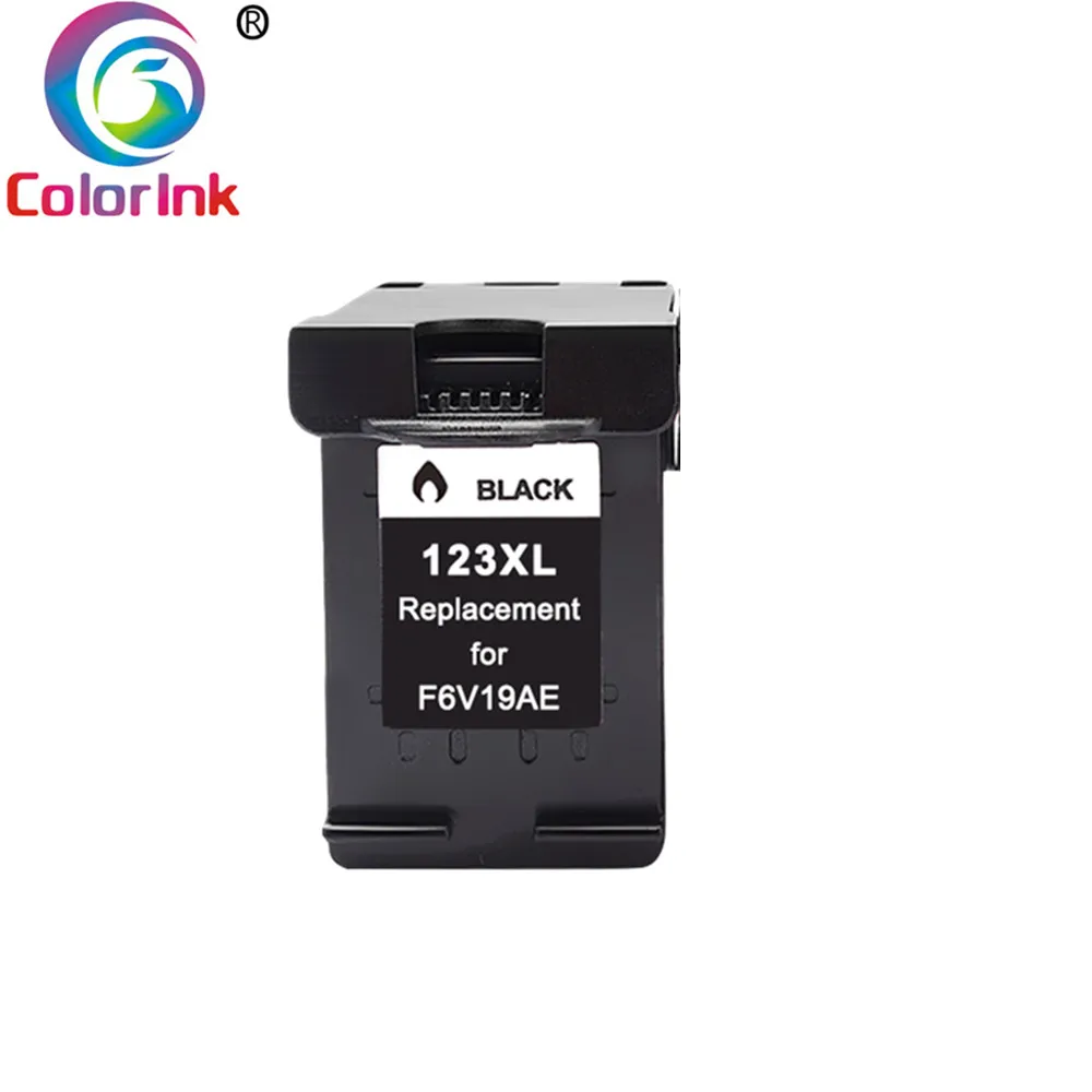 ColoInk 123XL пополнен чернил для принтера тонер-картридж совместимый для hp 123XL с чернилами hp Deskjet 1110 2130 2132 2133 2134 3630 3632 3638 4520 4522 - Цвет: 1 Pack BK 123XL