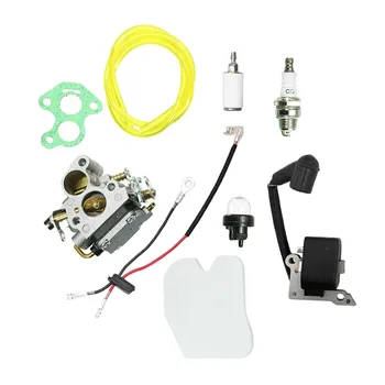 

For Husqvarnaa 235 235E 236 236E Chainsaw Tools Set Carburetor Fuel Air Filter 2 ft Fuel Line Ignition Coil 530039143,545199901