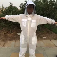 1 шт пчеловодство инструмент анти-пчелиный костюм Защита пчелы экспортный инструмент тело костюм космический Костюм дышащий полностью закрытый