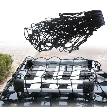 

Auto Cargo Net Stretches Trailer Elastic Mesh Tighter Truck Bed Universal Luggage Storage Pickup Car Accessories