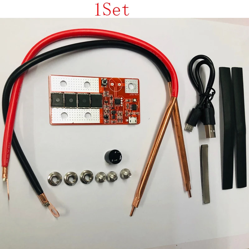 1 Набор 3 7 в конденсатор сварочный аппарат DIY PCB печатная плата литий-полимерная