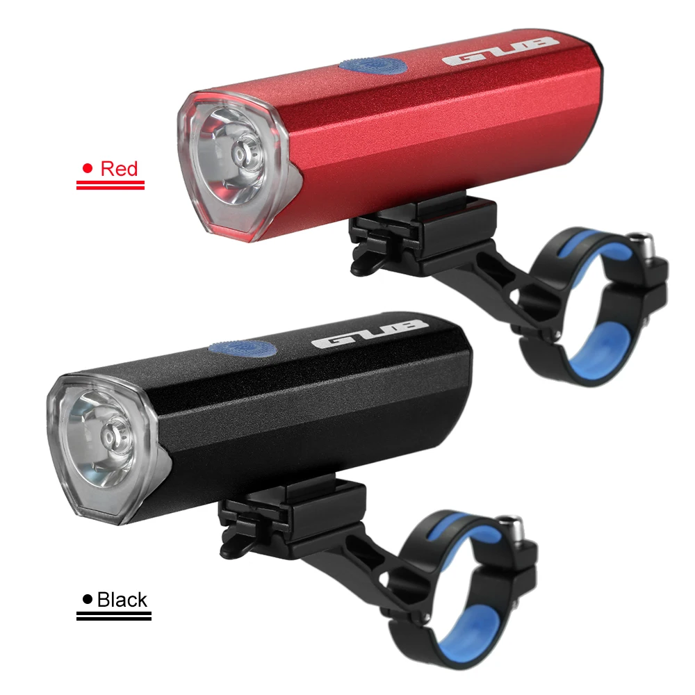

GUB 300 LM Bicycle Light USB Rechargeable Bike Front Handlebar Lamp Cycling LED Flashlight +Mount +Adapter +Cable + Hex Wrench
