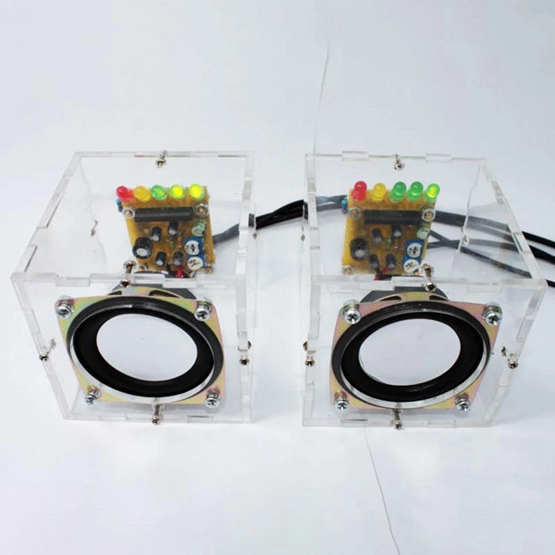 AABB-сделай сам спикер комплект с корпусом 3Wx2 усилитель динамик электронный DIY тренировочный сварочный узел части