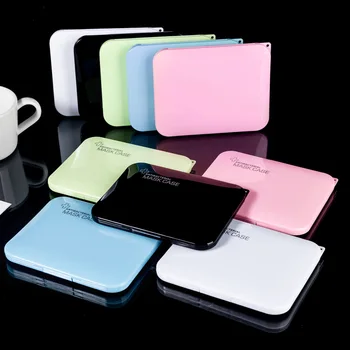 

mask storage box portable KN95 students disposable mask plastic medicine box Mask holder Multifunctional organizer